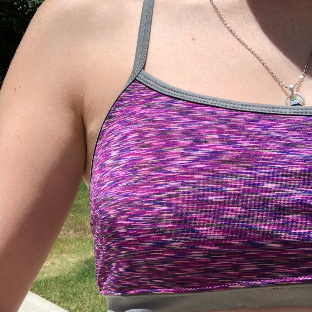 Joe Fresh Unlined Sports Bra - Purple